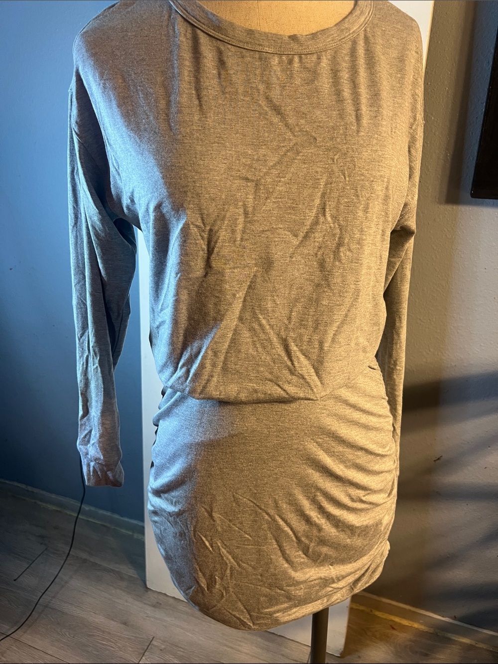 Nordstrom Gray Long Sleeve Dress